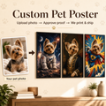 Custom Pet Poster – Personalized Dog or Cat Wall Art